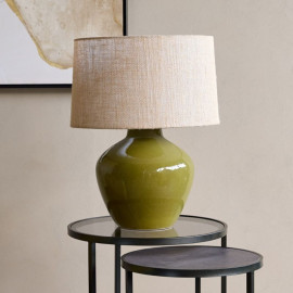 Green Ceramic Table Lamp – Large E27 60W